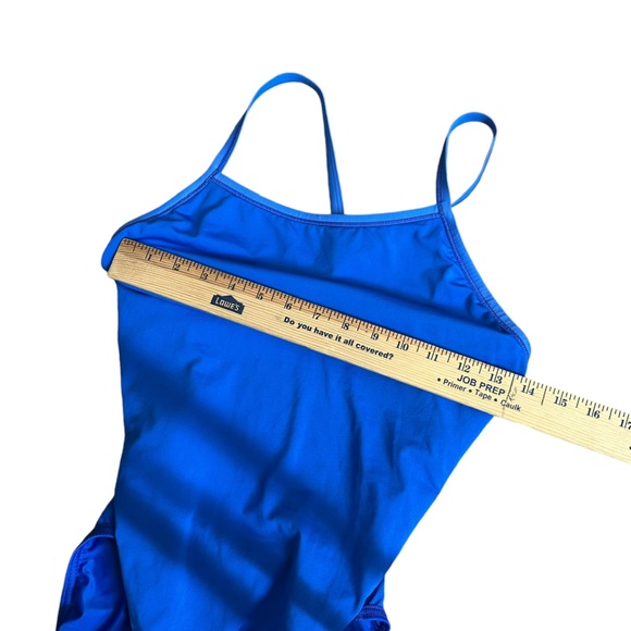 Speedo Women’x 12/38 Blue Ombre one Piece Swimsuit Swim Powerflex Eco Beach Pool - Picture 13 of 16